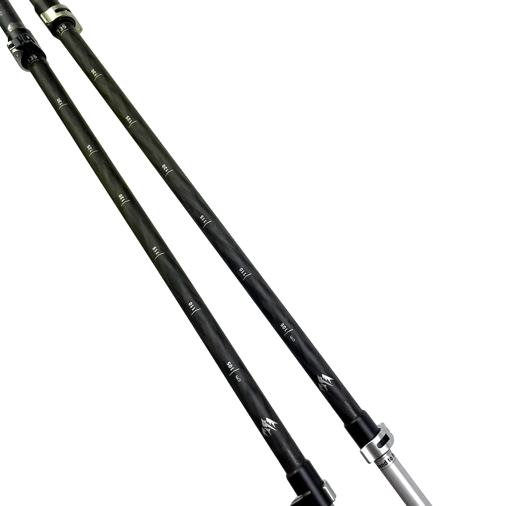 1円 店頭展示品 JONES POLES TALON PRO ジョーンズ タロン プロ 105-135cm スキー スノーボード ポール ストック 伸縮の画像7