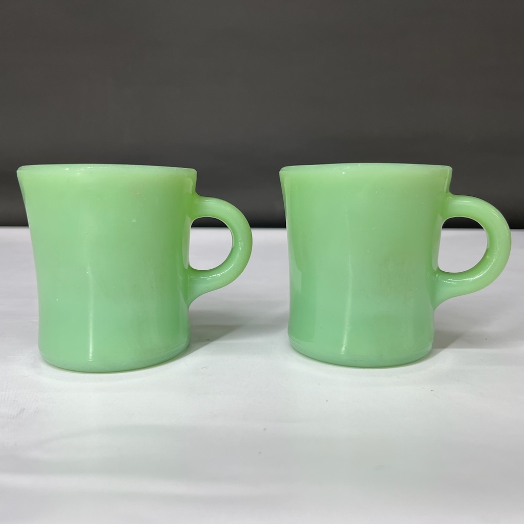 ファイヤーキング ジェダイ C ハンドル ヘビー マグ Fire King JADE ITE C Handle Heavy Mug Cup_画像1