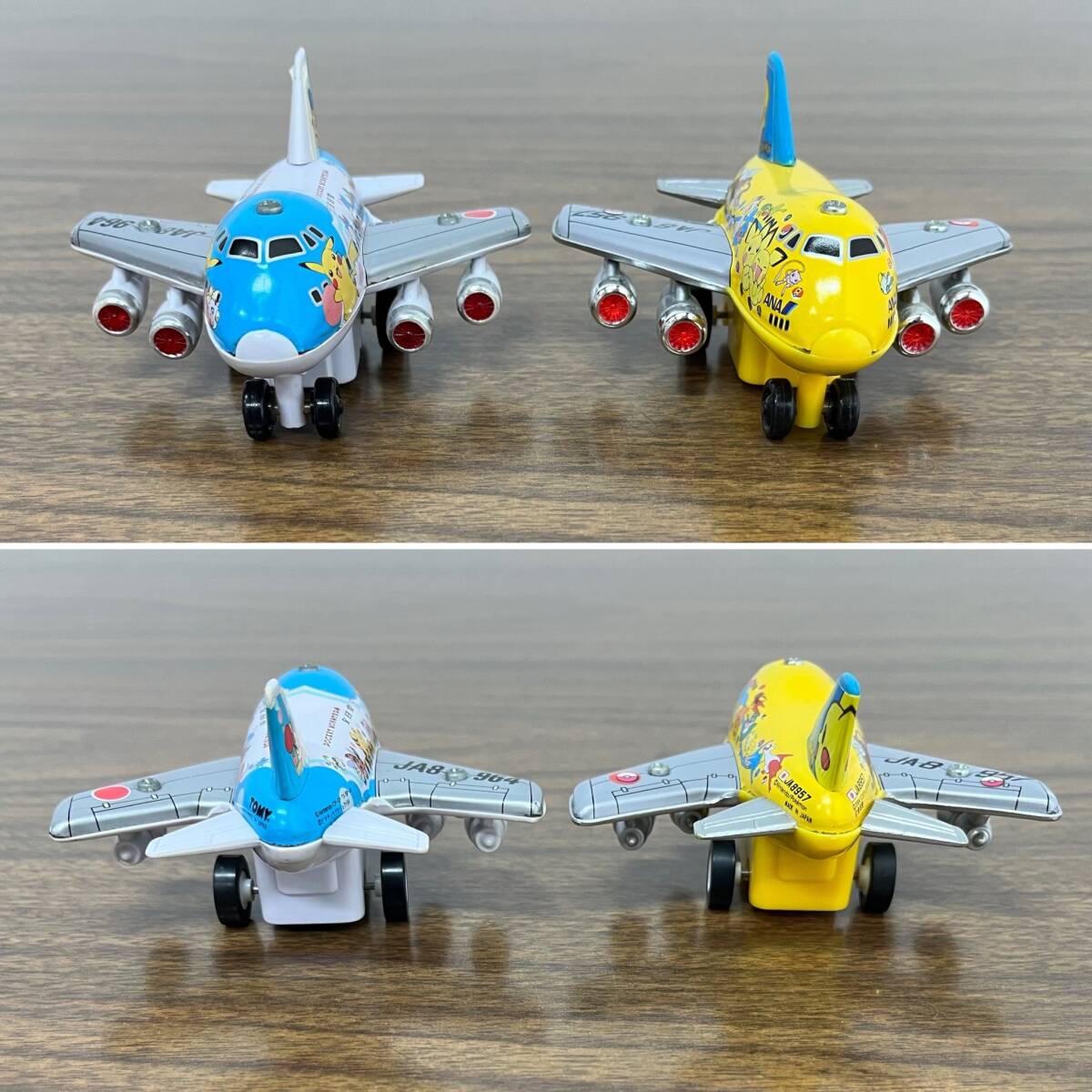 １円 全日空 ANA ポケモン 飛行機 おもちゃ ブリキの画像7