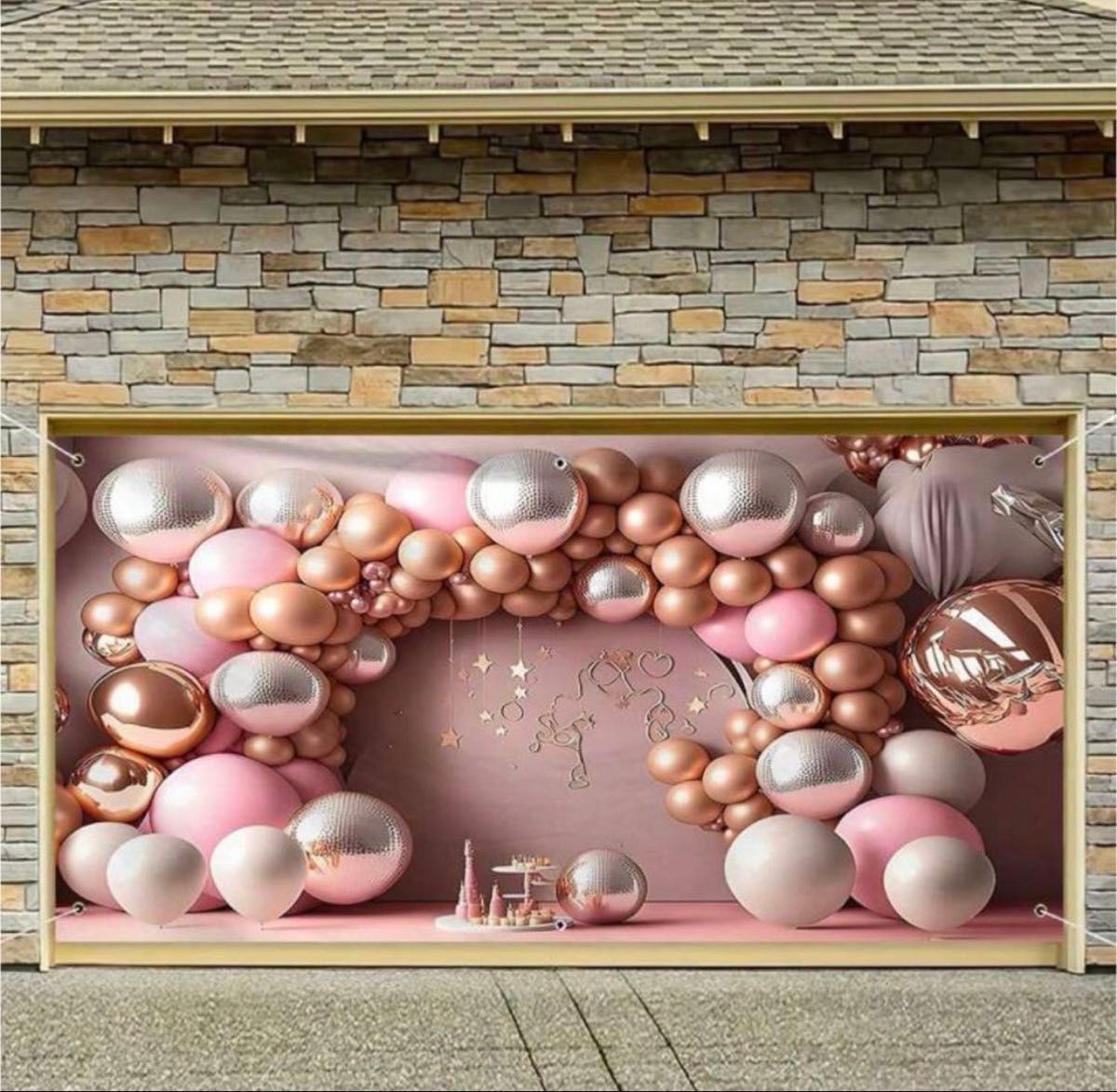 タペストリー バースデー 背景布 バルーン 誕生日 ピンク 壁掛け 模様替え 撮影 インテリア アート ウォールデコ ファブリック