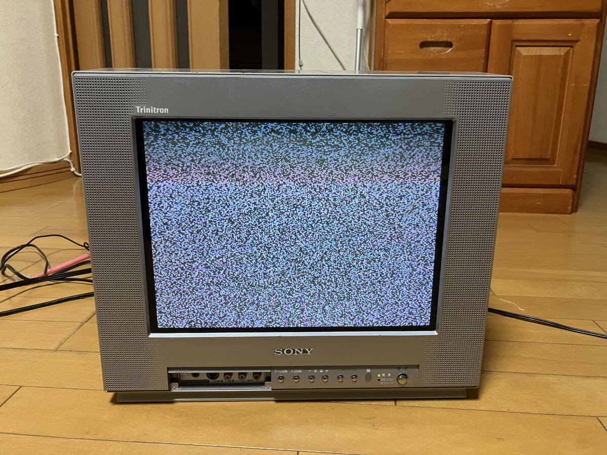 SONY KV-14DA1 トリニトロン カラー テレビ ソニー ブラウン管テレビ 14型 2002年製 リモコン付き_画像1