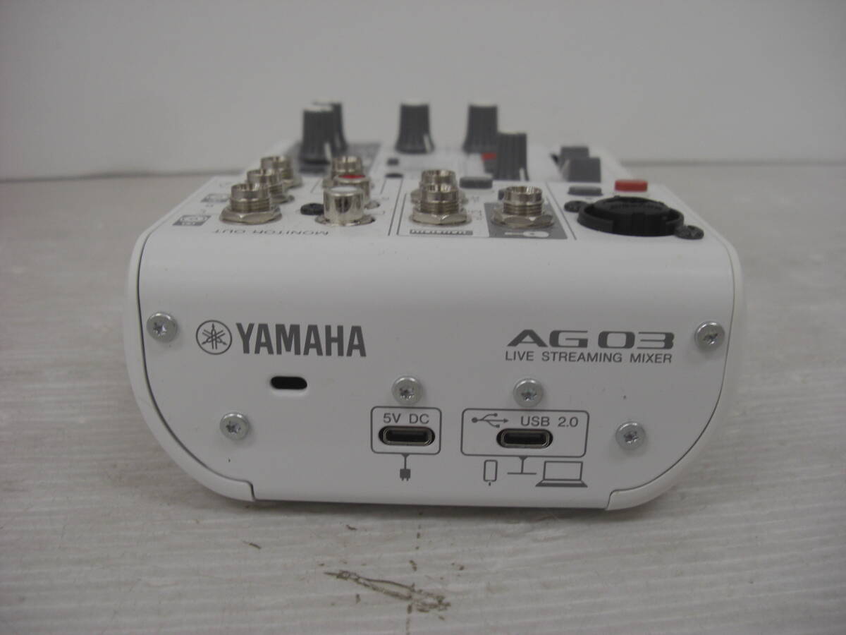 ◆◇YAMAHA/ヤマハ/AG03/MK2/ライブストリーミングミキサー :家k2027-336ネ◇◆の画像5