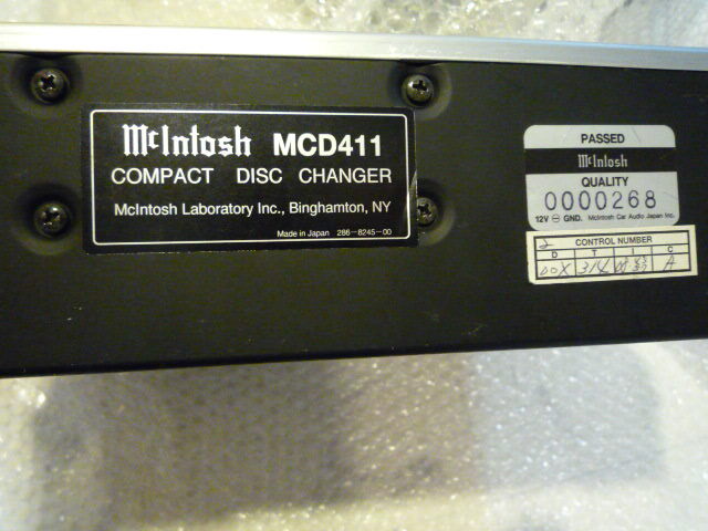 Mcintosh MX402 カセットデッキ MCD411 CDチェンジャー マッキントッシュ ジャンク扱い の画像7