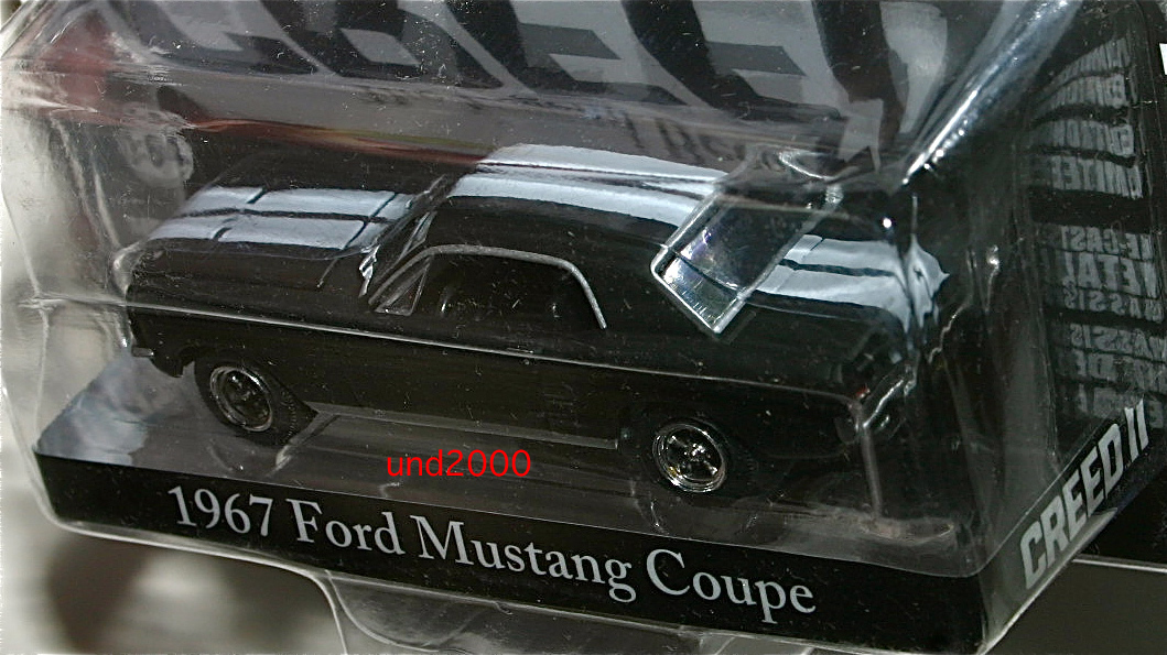 Greenlight クリード 2 炎の宿敵 1/64 1967 フォード マスタング クーペ Ford Mustang Coupe Creed II ロッキー Rocky グリーンライトの画像4