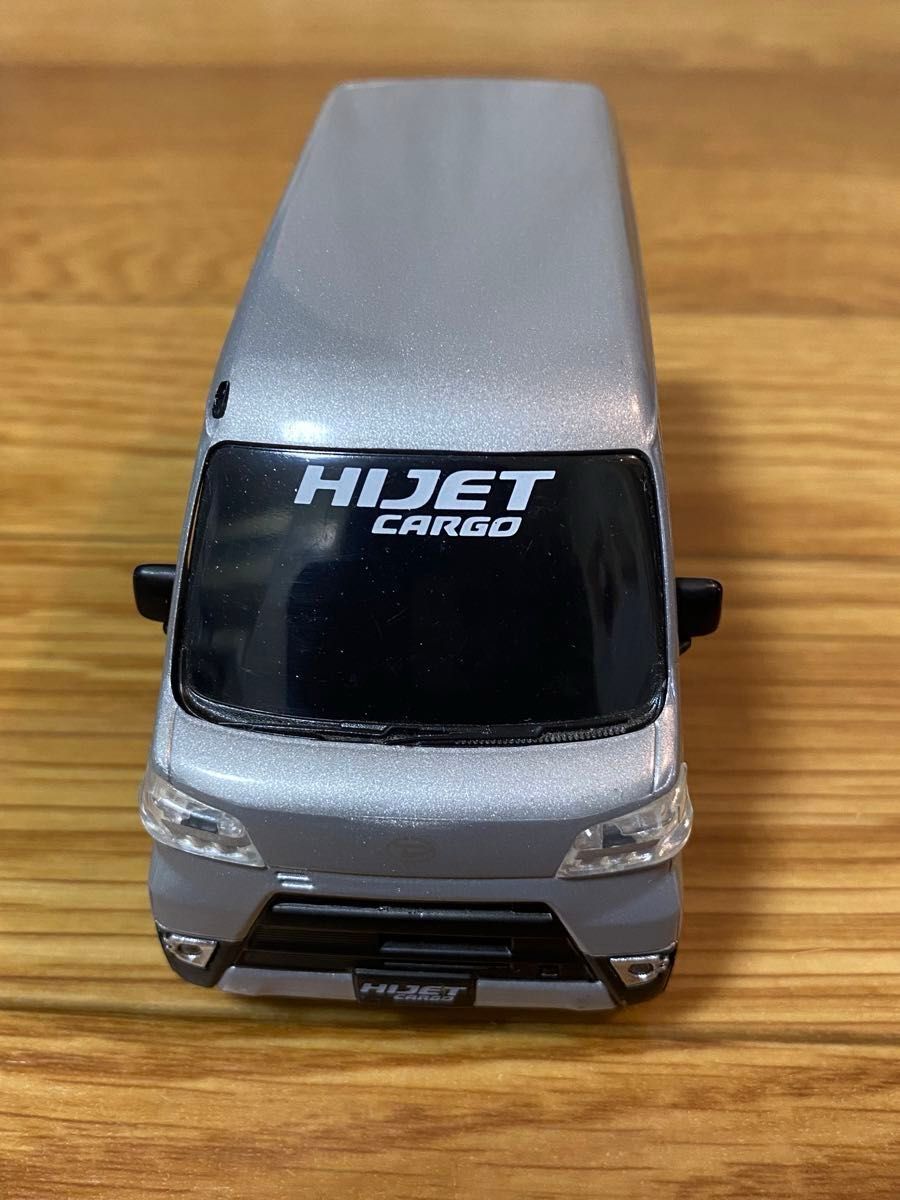 【used】【非売品】ダイハツ　HIJET CARGO(ハイジェットカーゴ)　プルバックカー　ミニカー　シルバー