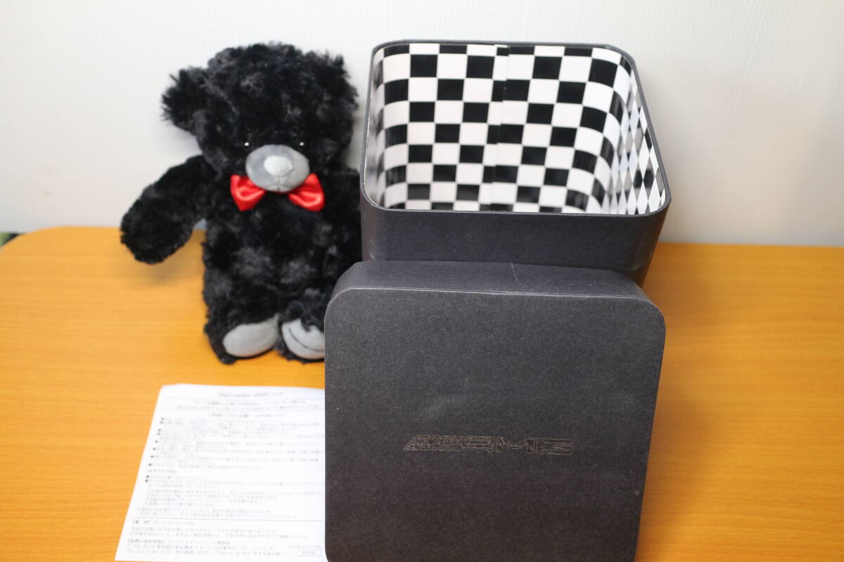  Mercedes Benz AMG teddy bear soft toy box attaching black Bear / black bear .. Novelty / not for sale Mercedes-Benz