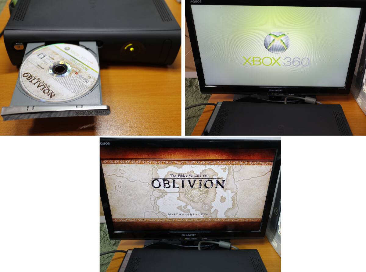 Xbox 360 ELITE エリート ソフト(OBLIVION オブリビオン) 付き  Microsoft マイクロソフトの画像7