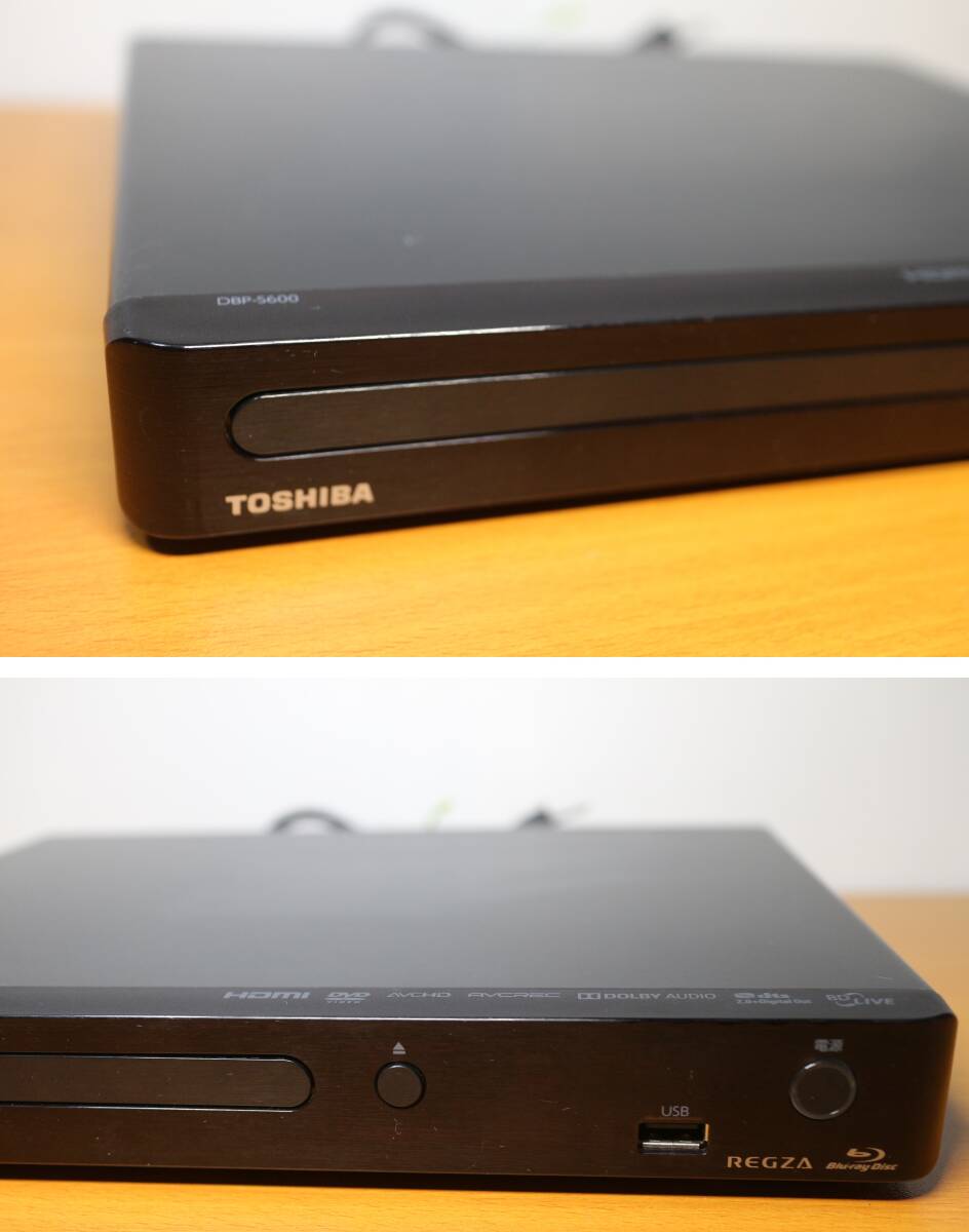 東芝 レグザ ブルーレイディスクプレーヤー　DBP-5600　リモコン付き　TOSHIBA REGZA　BDプレーヤー/Blu-rayプレーヤー　_画像3