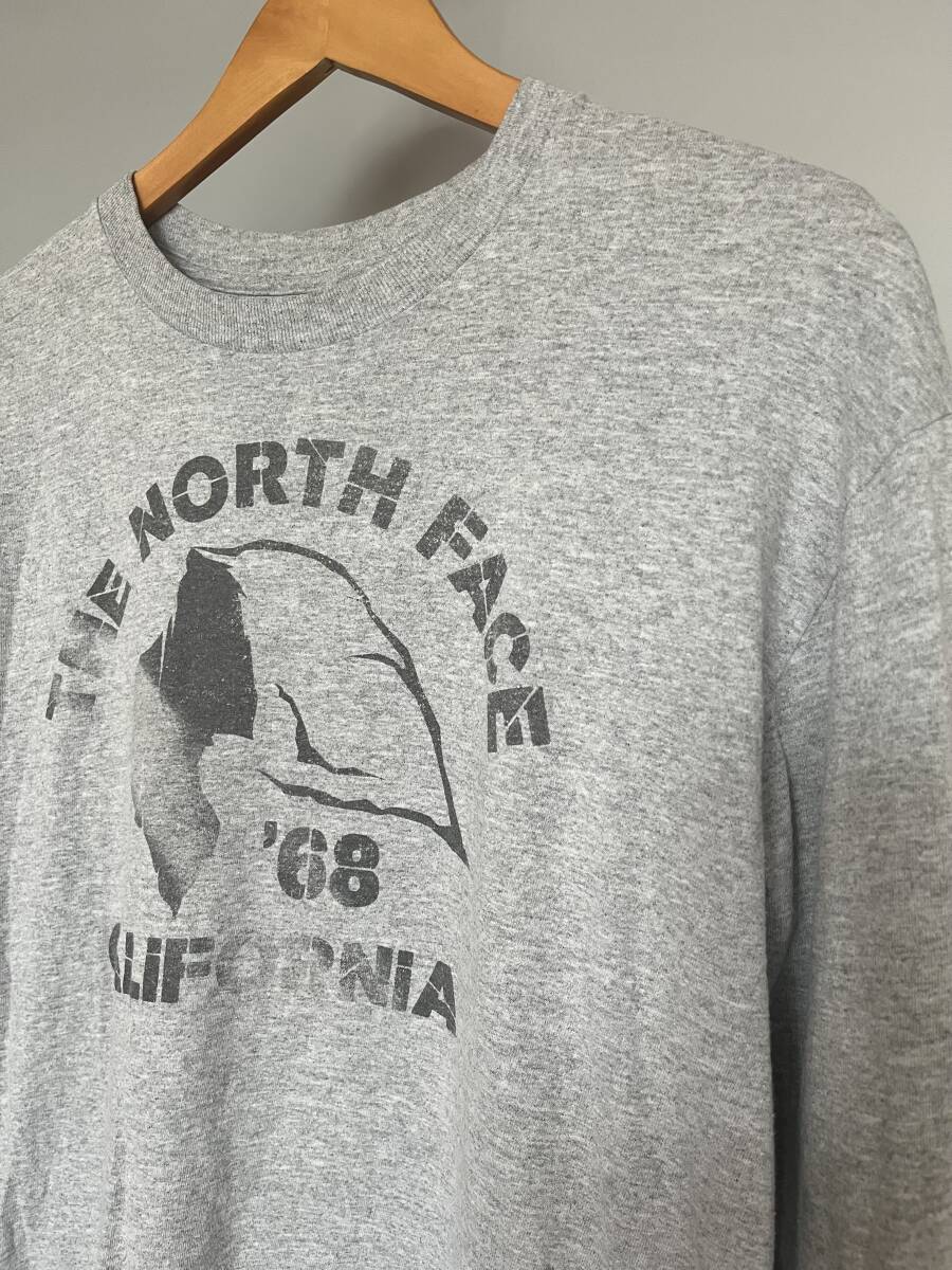 The North Face LOGO L/S T shirts ノースフェイス ロゴ 長袖Tシャツ M size_画像2
