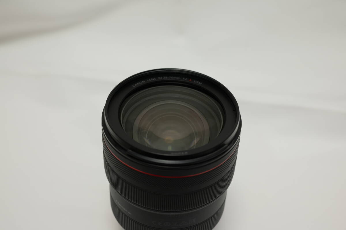Canon キャノン カメラレンズ RF 28-70ｍｍ F2 L USM PLフィルター付き_画像3