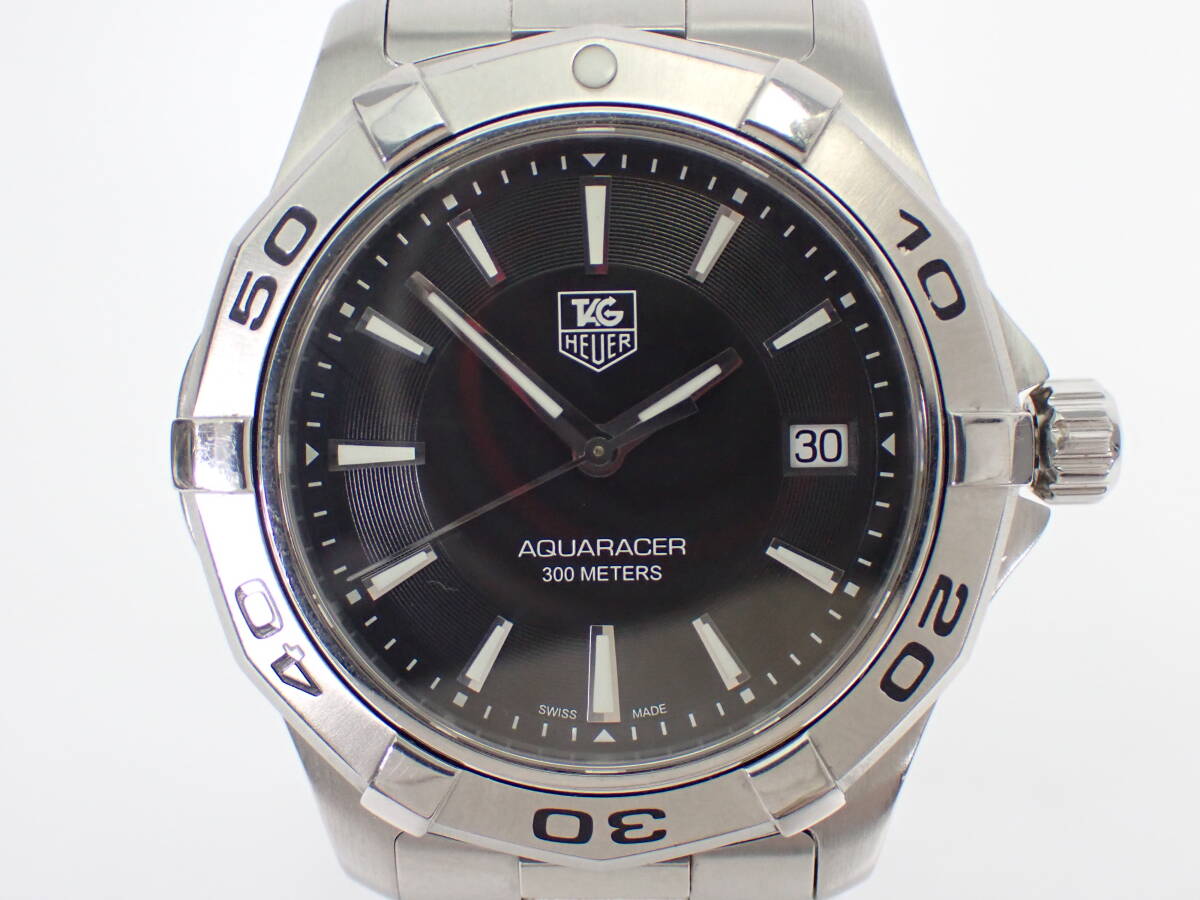 TAGHEUER タグホイヤー アクアレーサー WAP1110 腕時計 クォ―ツ 電池交換済み メンズ 稼動品