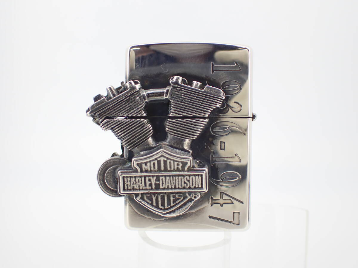 ZIPPO ジッポー ライター HARLEY DAVIDSON ハーレーダビッドソン ナックルヘッド 1936-1947 シルバー 喫煙グッズ 喫煙具_画像2