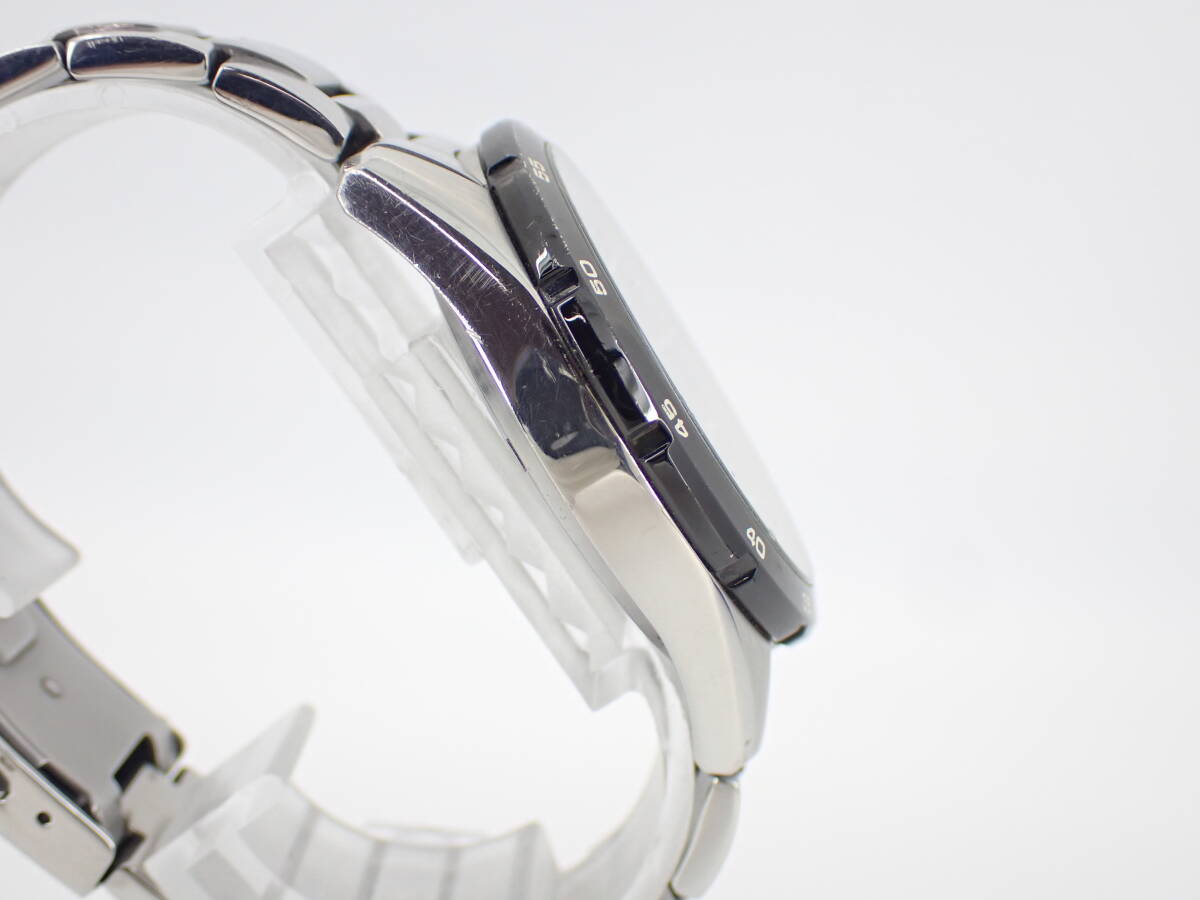 CASIO カシオ EFR-100SBBJ 黒文字盤 腕時計 メンズ ソーラー EDIFICE エディフィス 稼働品の画像7