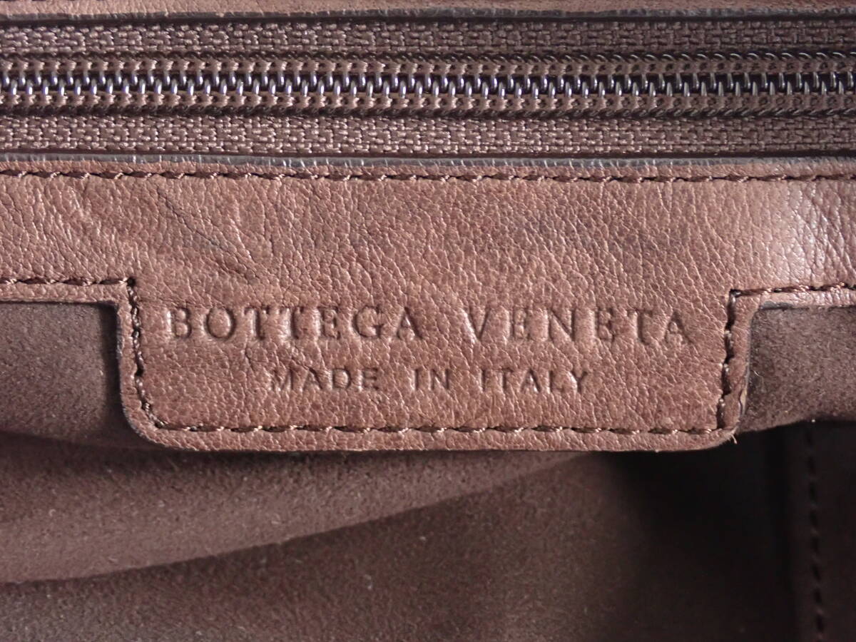 BOTTEGA VENETA ボッテガヴェネタ ハンドバッグ ワンショルダー イントレチャート ブラウン系 ブランド品の画像9