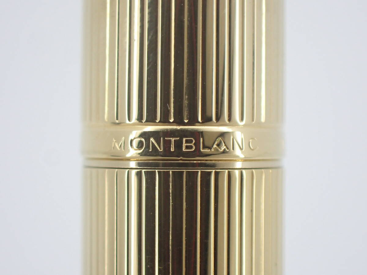 MONTBLANC モンブラン 万年筆 ペン先 750 1246 ゴールド 筆記用具 文房具 現状品_画像3