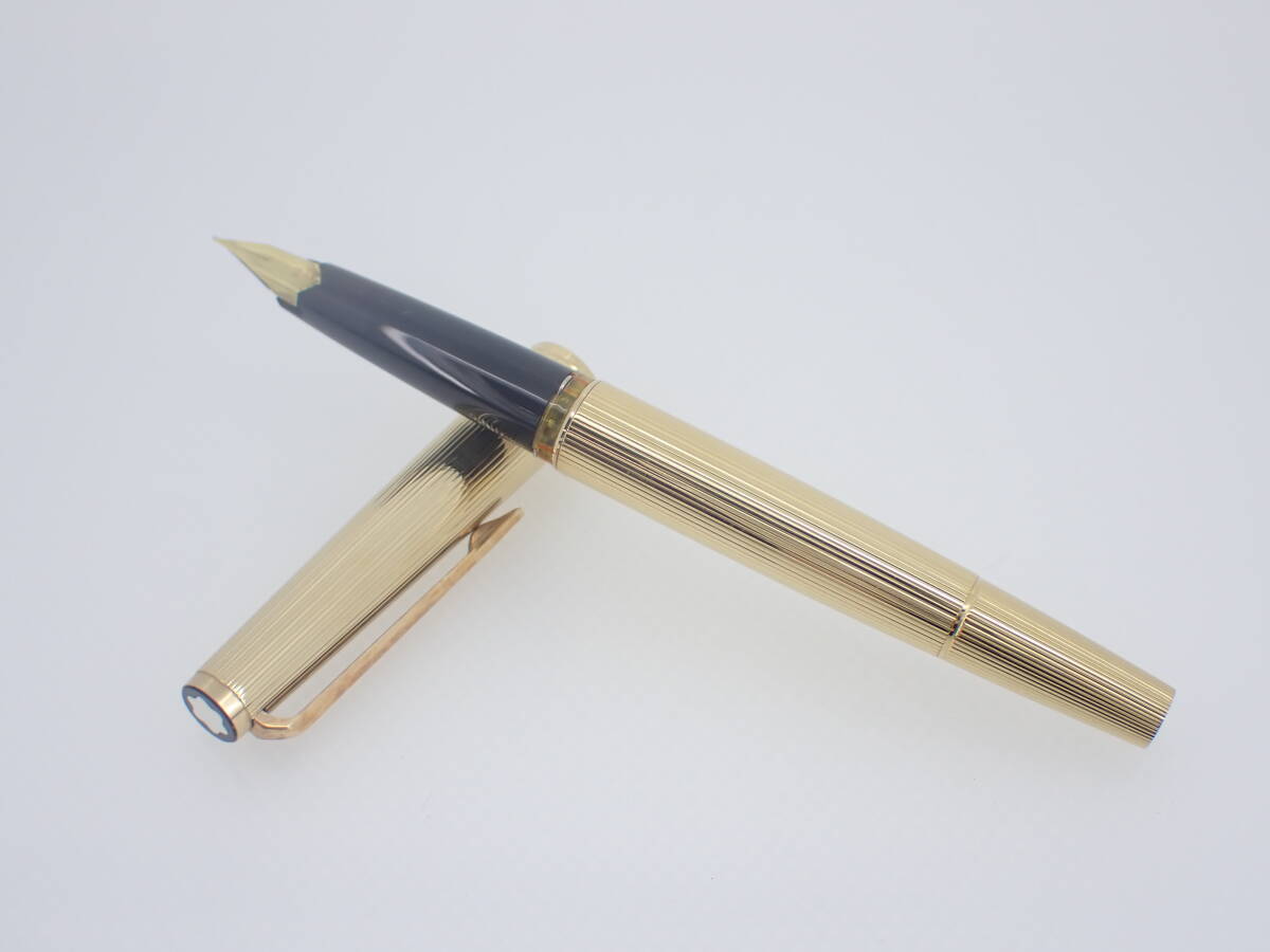 MONTBLANC モンブラン 万年筆 ペン先 750 1246 ゴールド 筆記用具 文房具 現状品_画像1