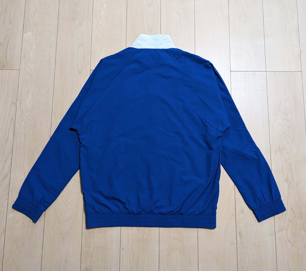 3XL 良品 Reebok CL F FR TRACK TOP クラシック ベクター トラックトップ ナイロンジャケット トラックジャケット ブルー ホワイト 青 白_画像3