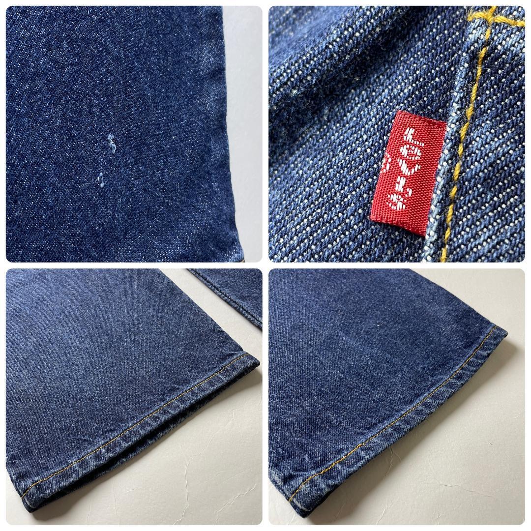 リーバイス Levi's 517 w33 ブーツカットデニム サドルマンジーンズ 古着 青 ジーパン ブルー フレアデニム フレアパンツ 青 ブルー Gパン