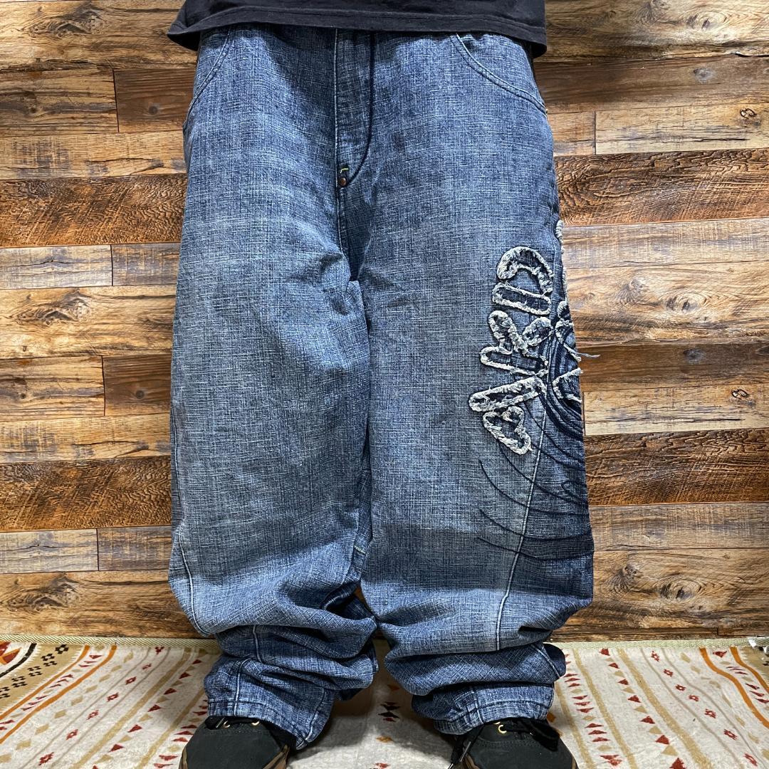 AKADEMIKS アカデミクス バギーデニム 極太 w36 ストリート b系 AKADEMIKS アカデミクス バギーデニム 極太 w36 ストリート b系