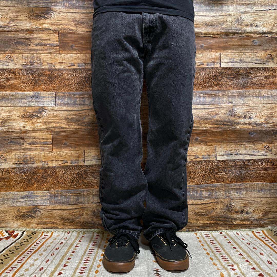 Levi's リーバイス 505 w34 ブラックデニム ジーパン 古着 黒 Levi's リーバイス 505 w34 ブラックデニム ジーパン 古着 黒