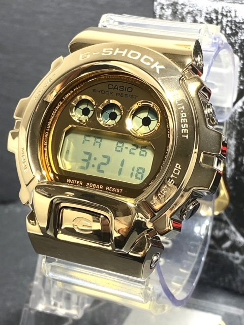 新品 CASIO カシオ 正規品 腕時計 G-SHOCK ジーショック Gショック スケルトン デジタル腕時計 多機能腕時計 クオーツ 20気圧防水 ゴールド_画像2