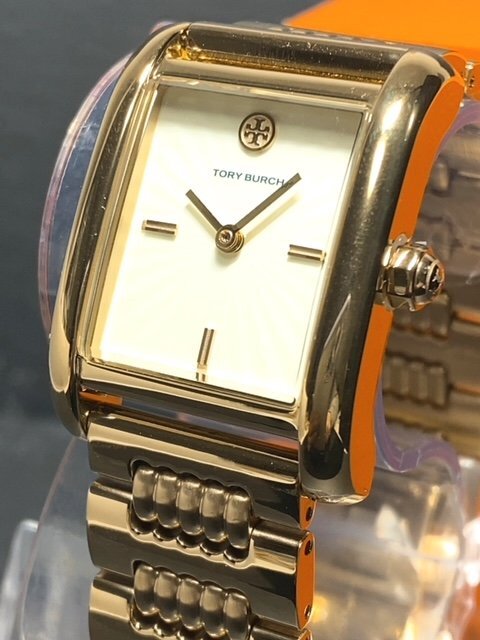 新品 TORY BURCH トリーバーチ 正規品 腕時計 アナログ腕時計 クオーツ レディース 女性 日常生活防水 ステンレス ゴールド プレゼントの画像2