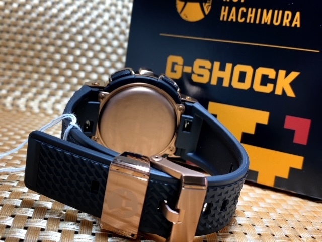 新品 カシオ CASIO Gショック G-SHOCK 八村塁 シグネチャーモデル メンズ メタルカバード ブラック＆ゴールド ラスタカラー GM-110RH-1_画像10