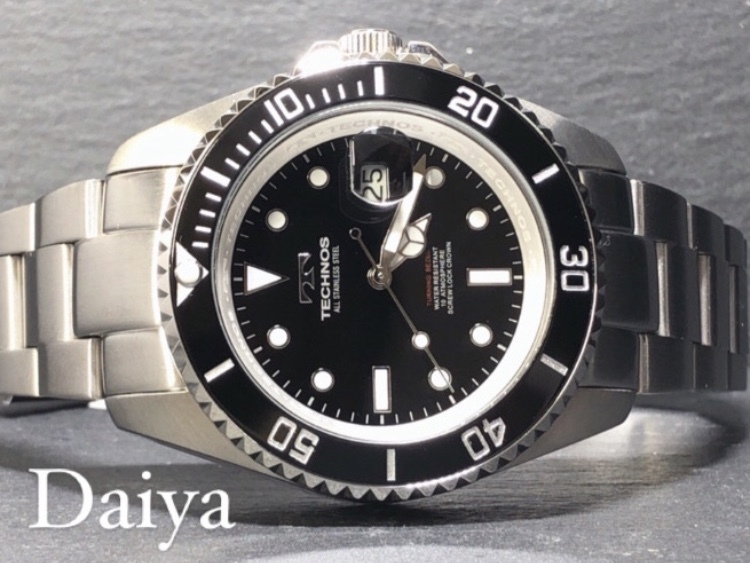 新品 TECHNOS テクノス 正規品 腕時計 シルバー ブラック クロノグラフ オールステンレス アナログ腕時計 多機能腕時計 防水 プレゼントの画像1