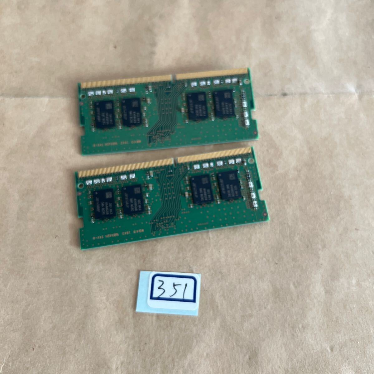 16GB#351#SAMSUNG 8GB 1Rx8 PC-2400T-SA1-11。8GBx2枚=16GB_画像3