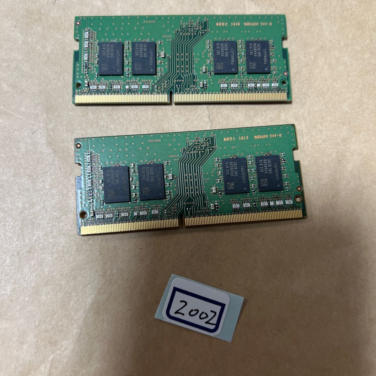 16GB#2002#SAMSUNG 8GB 1Rx8 PC-2400T-SA1-11。8GBx2枚=16GB_画像3