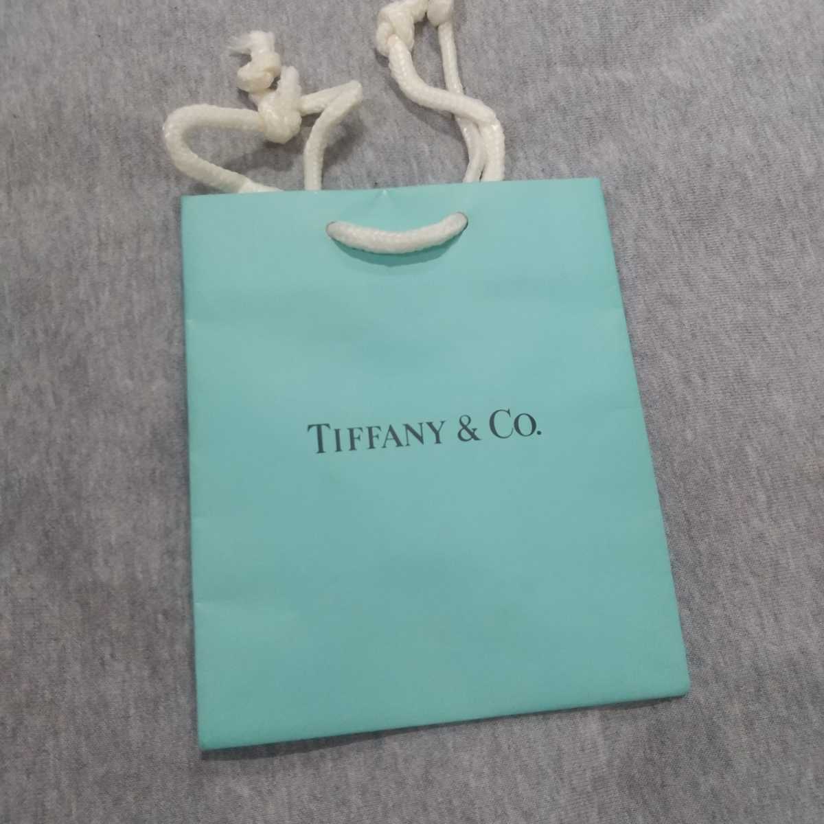 ティファニー Tiffany & Co. ショップ袋 USED ショッパー 小袋 手提げ袋 紙袋の画像1