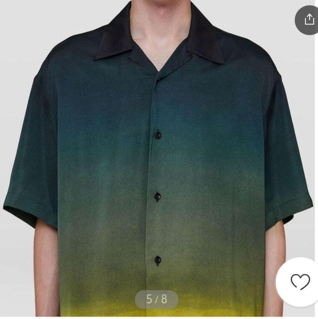 JIL SANDER/ジルサンダー】グラデーションハーフスリーブシャツ JIL SANDER/ジルサンダー】グラデーションハーフスリーブシャツ