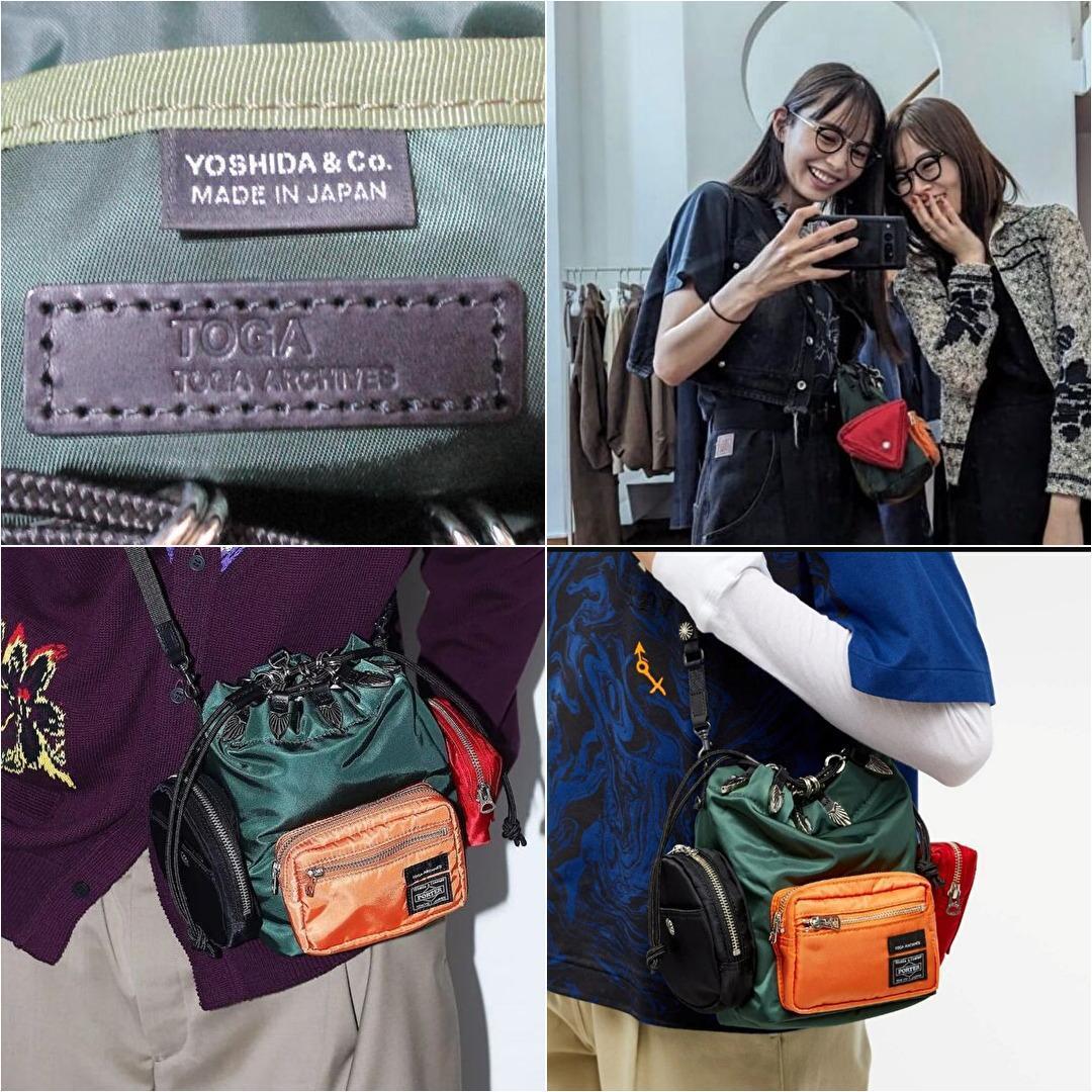 TOGA×PORTER】トーガ×ポーター ストリングバッグ 23SS ポケット TOGA×PORTER】トーガ×ポーター ストリングバッグ 23SS ポケット