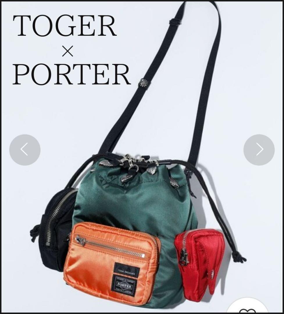 TOGA×PORTER】トーガ×ポーター ストリングバッグ 23SS ポケット TOGA×PORTER】トーガ×ポーター ストリングバッグ 23SS ポケット