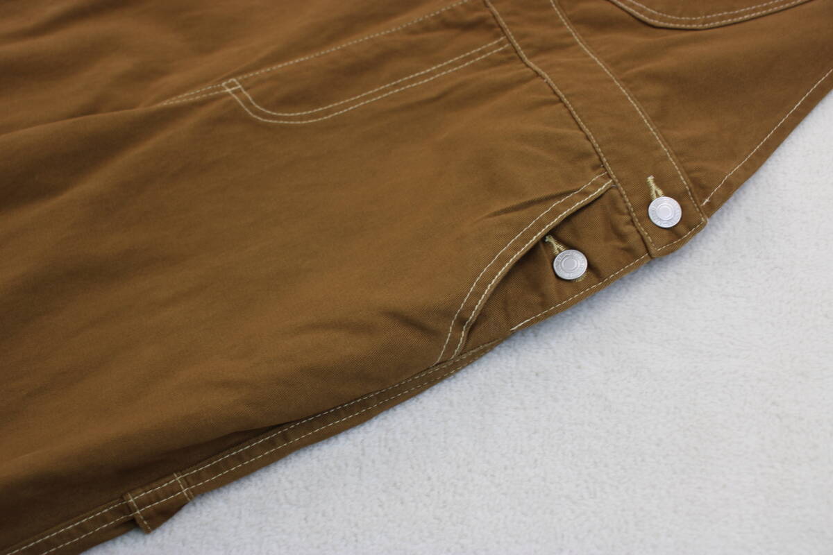 3-1168 new goods cotton 100% overall Brown F size 