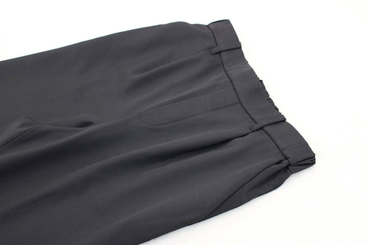 4-260 new goods waist rubber tapered pants black S size 