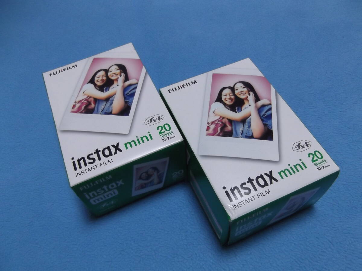 チェキ用フィルム instax mini（2パック品）x 2個セットの画像1