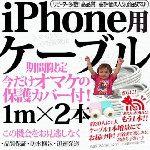 iPhone 充電ケーブル 充電器 1m アイフォン 純正品質 タイプA TypeA ライトニングケーブル Apple アップル用