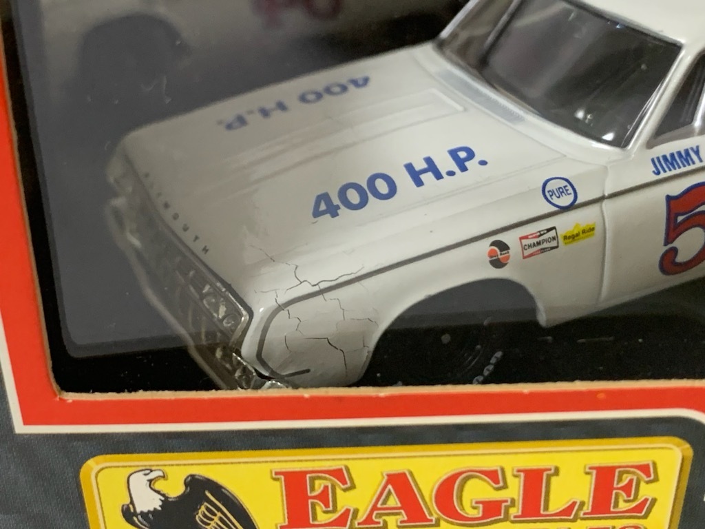 ☆EAGLE COLLECTIBLES【1964 Plymouth Belvedere #54】 MOPAR/モパー/プリムス/ベルベデア/Dodge/ダッジ 1/43（ジャンク扱い）☆の画像8