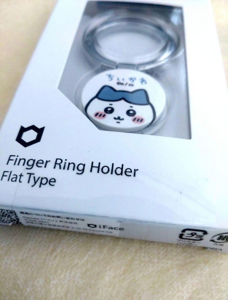 【新品】ちいかわ iFace Finger Ring Holder 　はちわれ