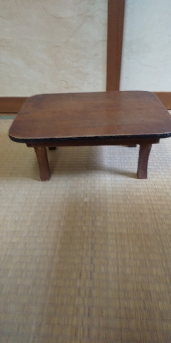  low dining table small size folding type 