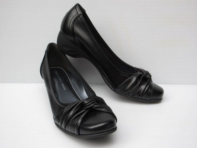 セール SALL 22.5 ANNA COLLECTIN AC527 アンナコレクション 婦人 靴 レディース 葬式 冠婚葬祭 フォーマル シューズ ローヒール パンプス_画像2