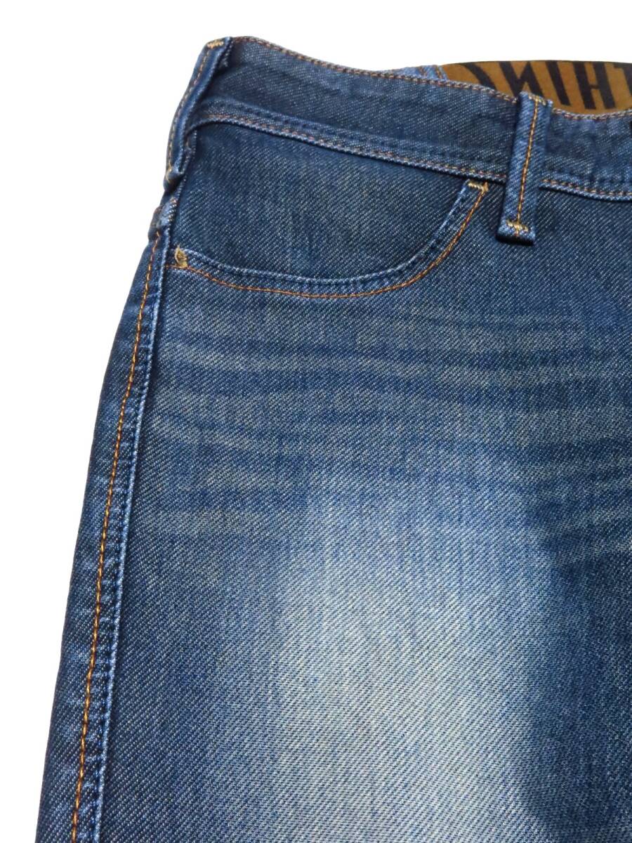  женский 　 сделано в Японии 　...　 стрейч  Denim   брюки  　M размер  （W действительный размер   около 72cm）　※ действительный размер  W28 соответствует  　　（... артикул   номер  011)