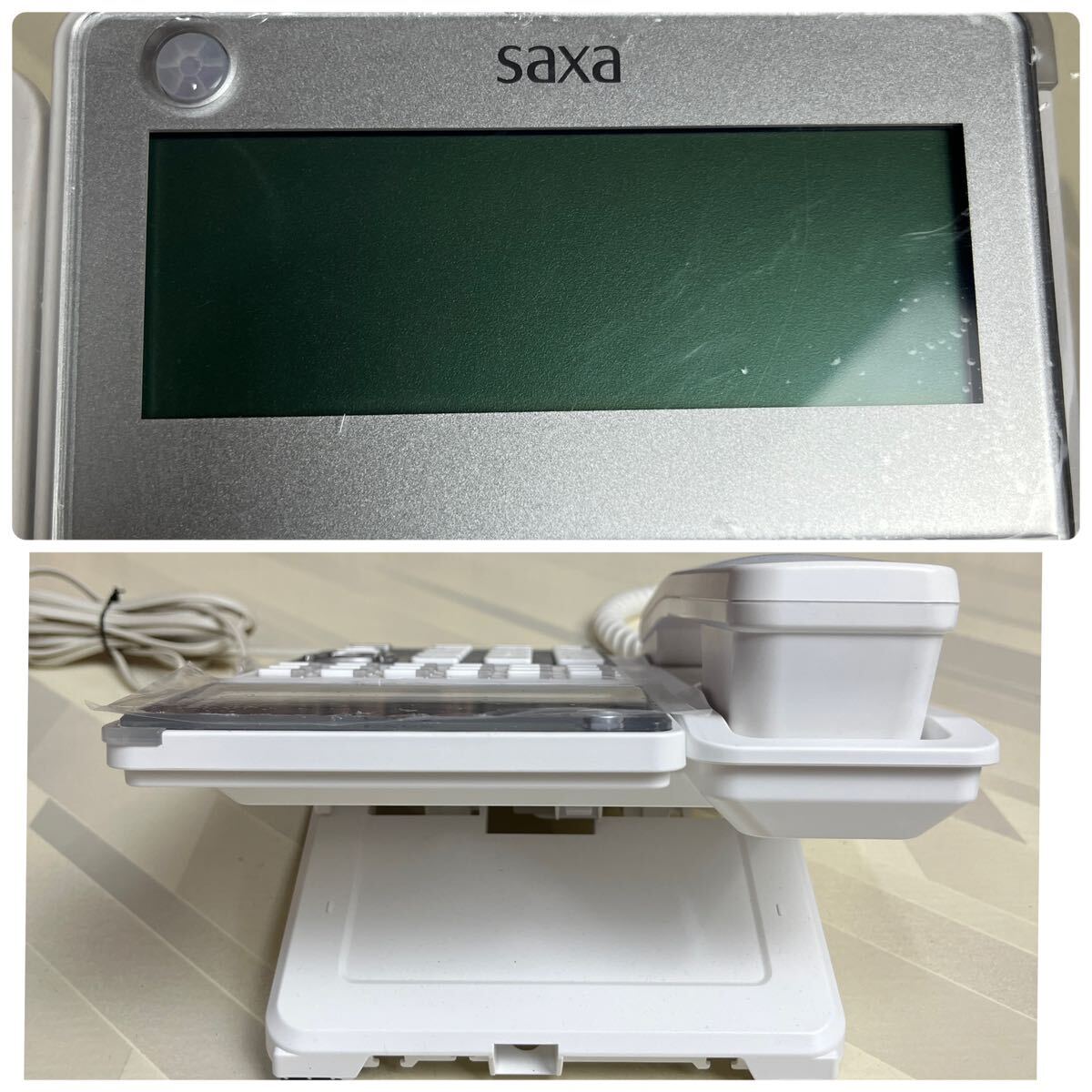 ①美品 SAXA サクサ PLATIA3 TD1010(W) 18ボタン多機能電話機 ビジネスホン 業務用電話機 ビジネスフォン 白_画像4