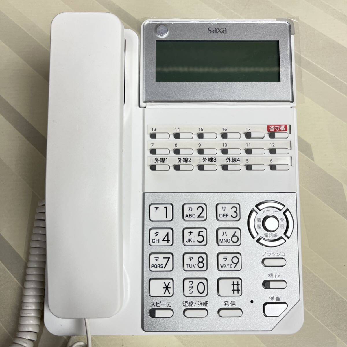 ③美品 SAXA サクサ PLATIA3 TD1010(W) 18ボタン多機能電話機 ③美品 SAXA サクサ PLATIA3 TD1010(W) 18ボタン多機能電話機