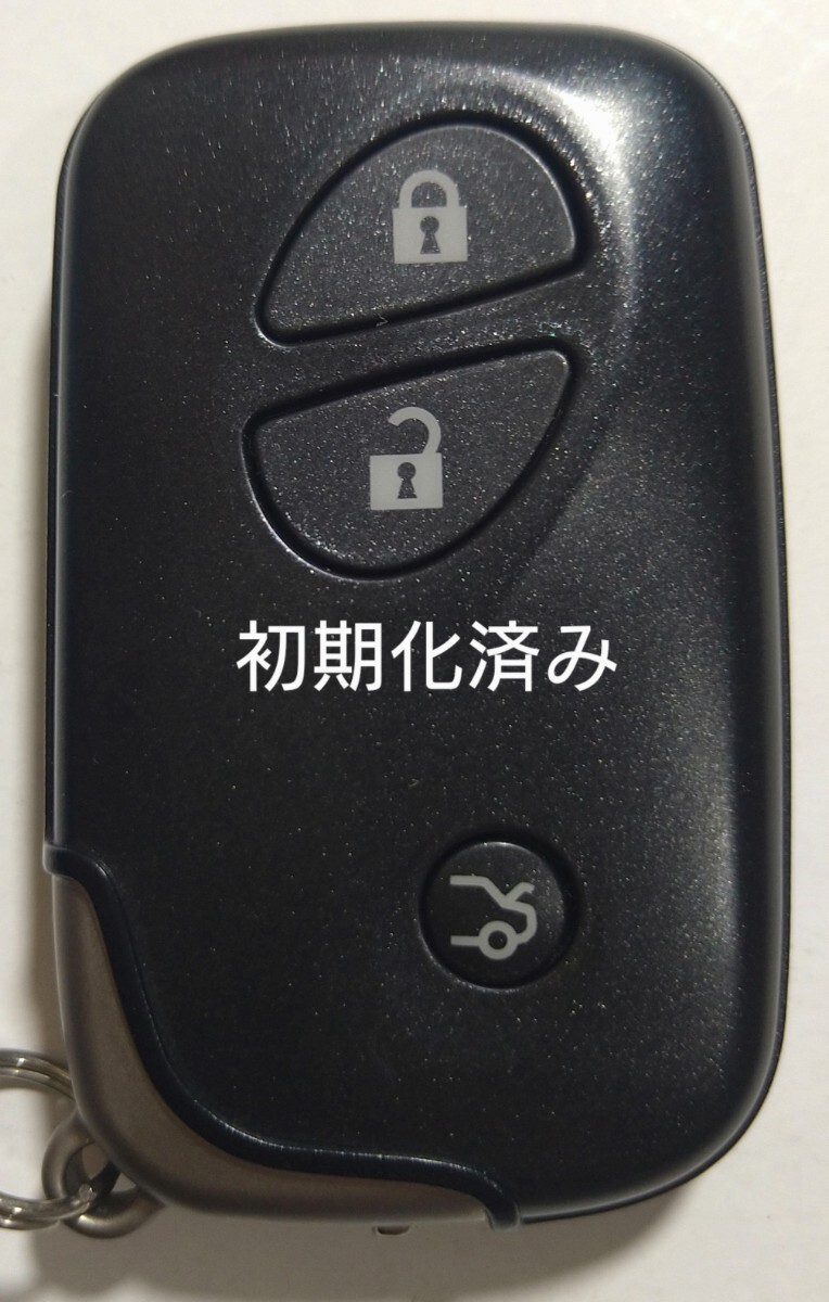 初期化済トヨタ レクサス純正スマートキー3ボタン基盤番号271451−5360新品電池サービス⑦_画像1