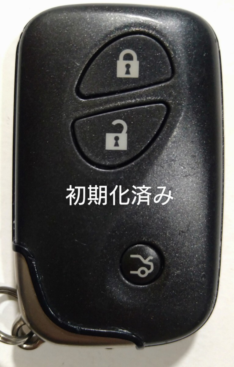 初期化済トヨタ レクサス純正3ボタンスマートキー 基盤番号271451−0310新品電池サービス⑪_画像1
