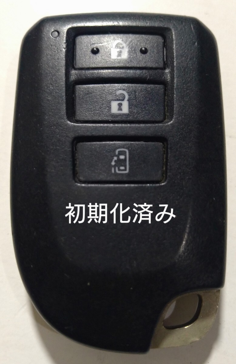 初期化済トヨタ純正スマートキー3ボタンポルテ スペイド 基盤番号007YUU L0776 BF2EM 新品電池サービス ⑨の画像1