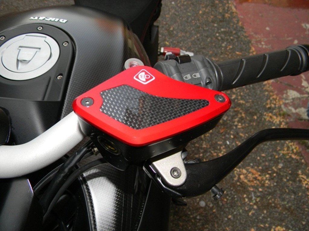 [ domestic stock ]DUCABIKEduka bike fluid tanker cap front red red DUCATI Ducati DIAVEL Diavel / 1260 X Diavel 