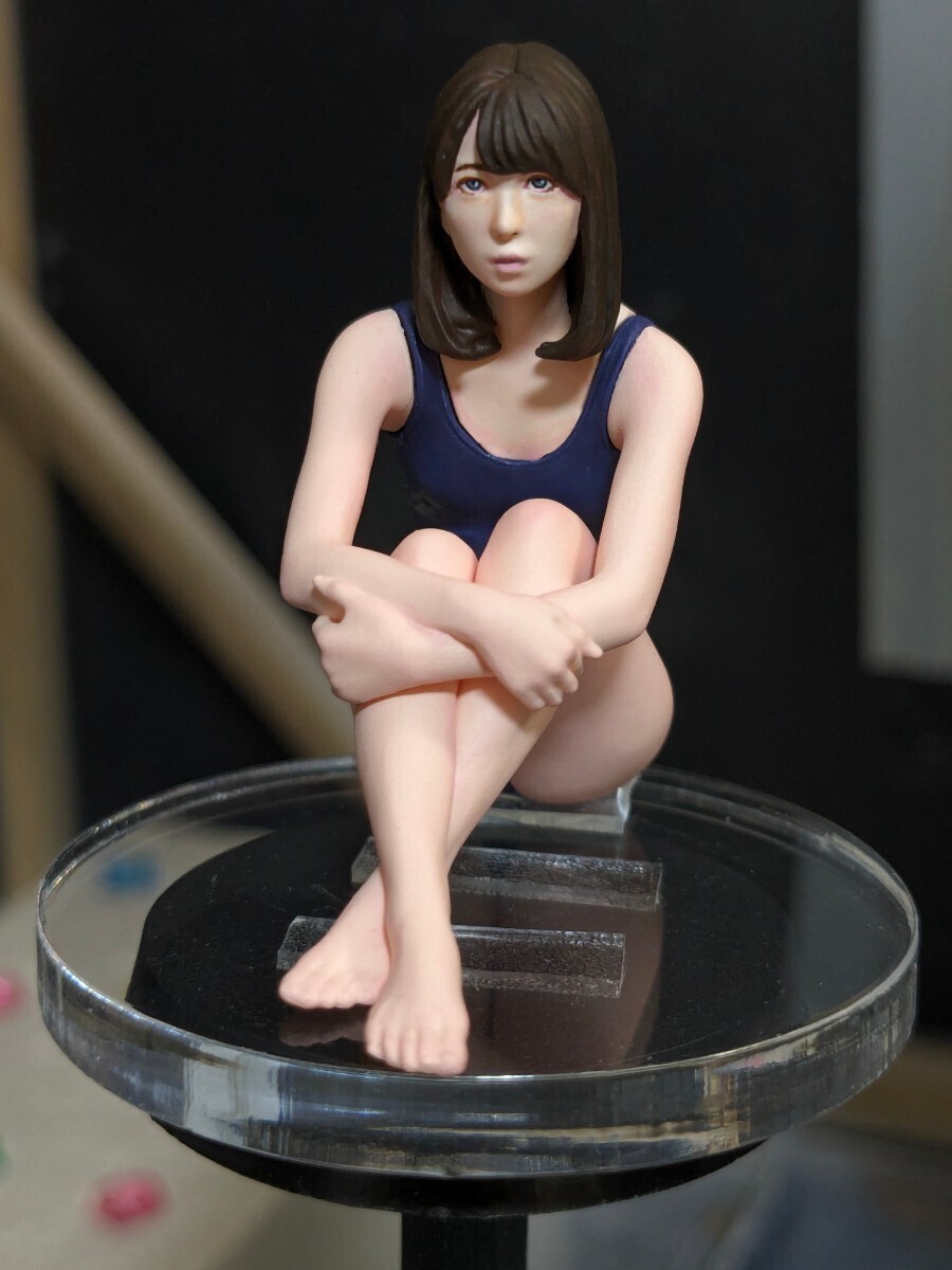 塗装済み 完成品 あおいれな 1/20 Naked Angel マックスファクトリー プラマックス PLAMAX プラモデル リアルフィギュア Rena Aoi 水着の画像6